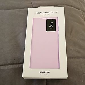 Lilac S-View Wallet Case Galaxy S23 Ultra